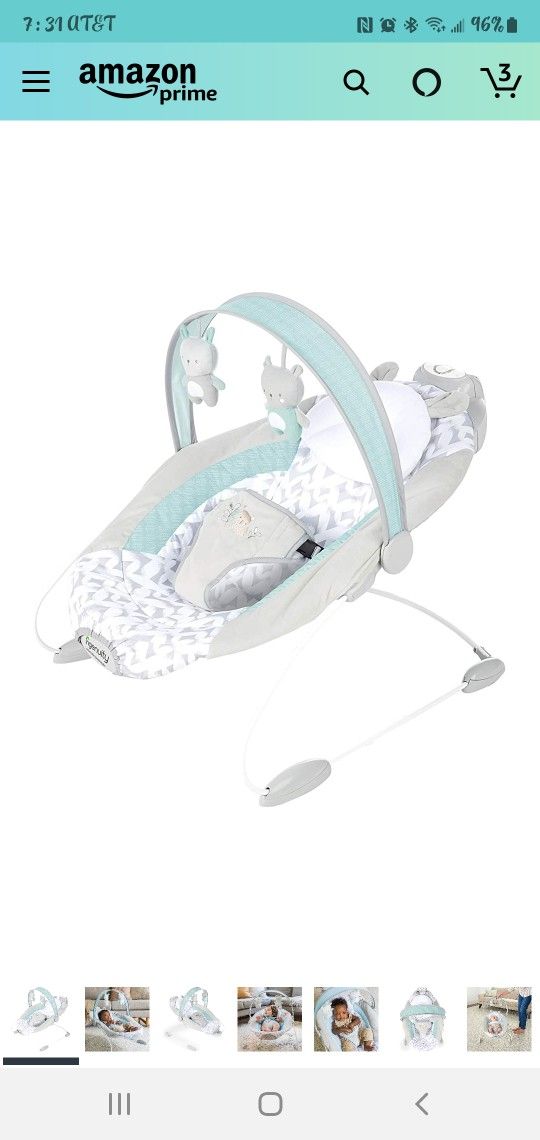 Ingenuity SmartBounce Automatic Bouncer Raylan