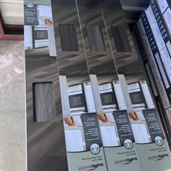 TrafficMaster Shady Grove Pine 6 MIL x 6 in. W x 48 in. L Waterproof Click Lock Luxury Vinyl Plank Flooring 