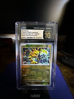 Electabuzz (Masterball) CGC 10 Pristine Japanese Pokémon Card
