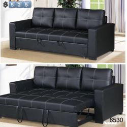 Sofa Bed. Very Nice Styles. Black Or In Blue. 