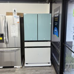 🔥Brand New 🔥 29 Cubic Ft. Samsung BESPOKE 4-Door Refrigerator With Beverage Center And Ice Maker💥FINANCING AVAILABLE 💥