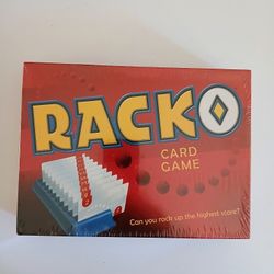 Racko Card Game NEW Unopened Box 
Ages 8 to adult