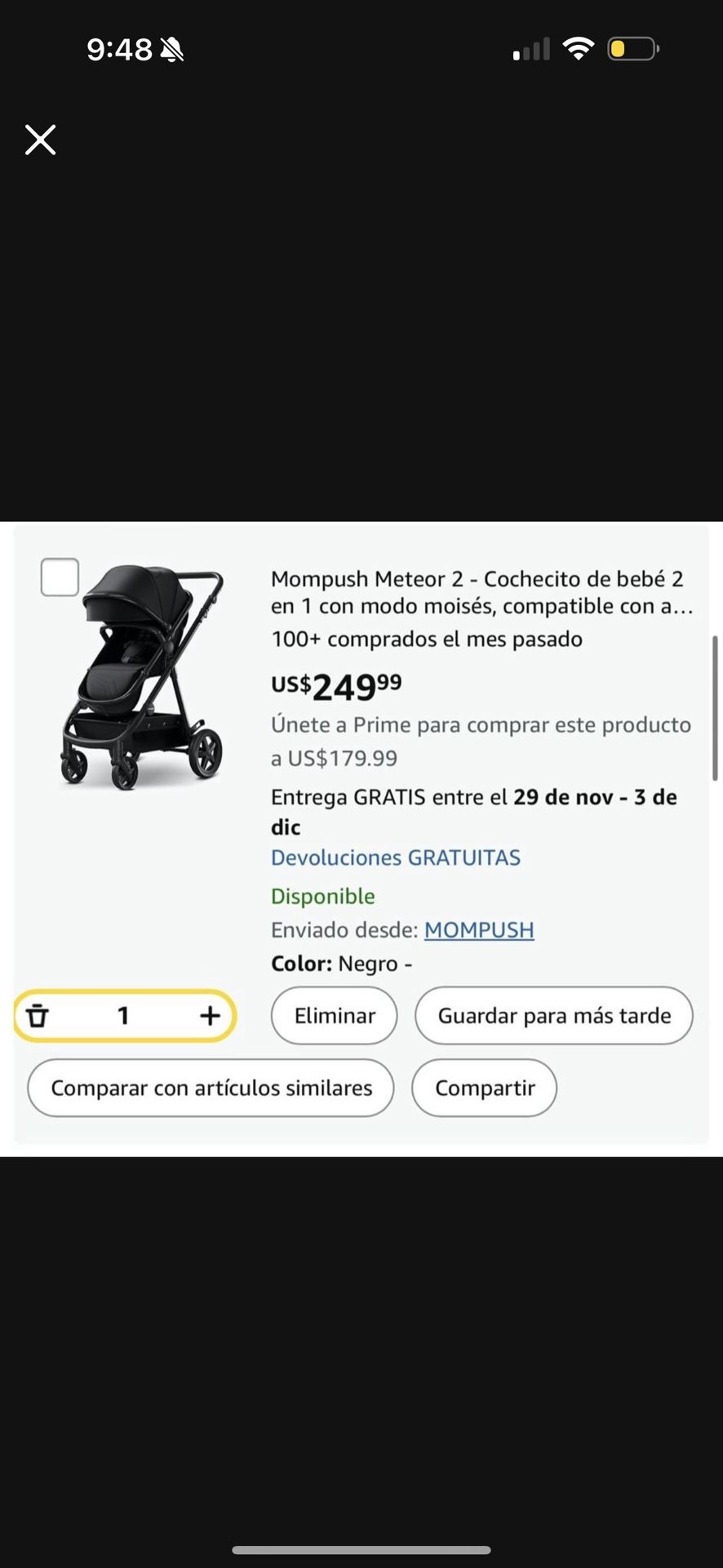Mompush Stroller