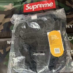Supreme Denim Shoulder Bag $140