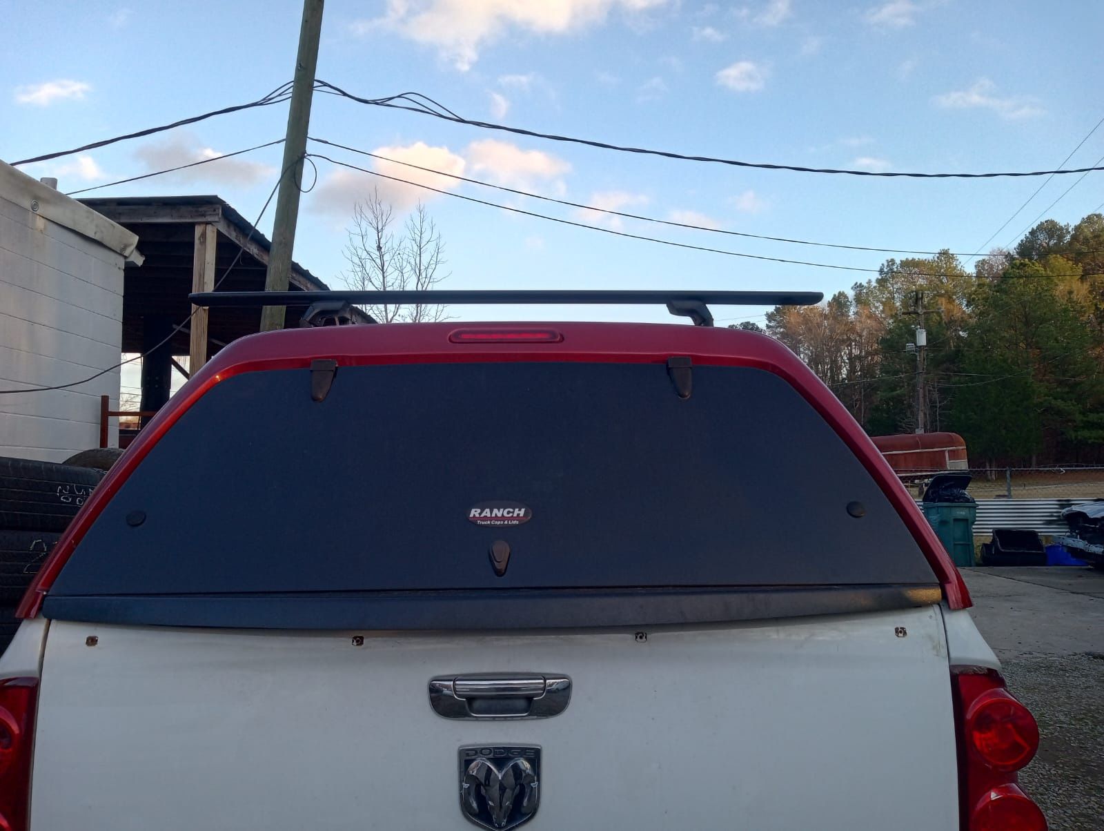  Dodge Ram 1500 Red truck bed cap