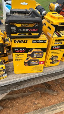DEWALT FLEXVOLT BATTERIES 60v