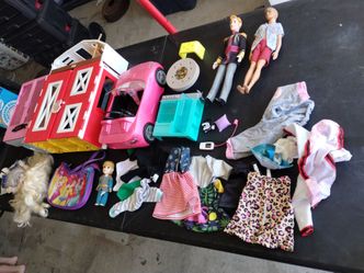 Barbie and Frozen lot