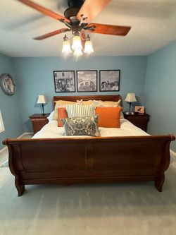 Dark Wood Bedroom Set