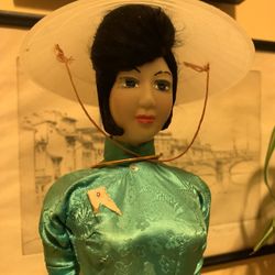 Korean doll brought back from the Korean War