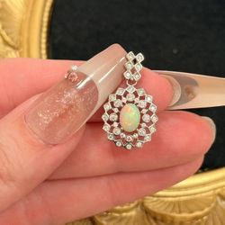 Natural Beach Australia Golden Beach Opal Pendants For Luck Solid Sterling 