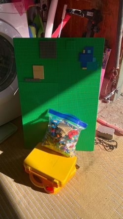 Lego blocks and baseboard