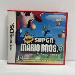 New Super Mario Bros Nintendo DS Brand New Factory SEALED Red Box