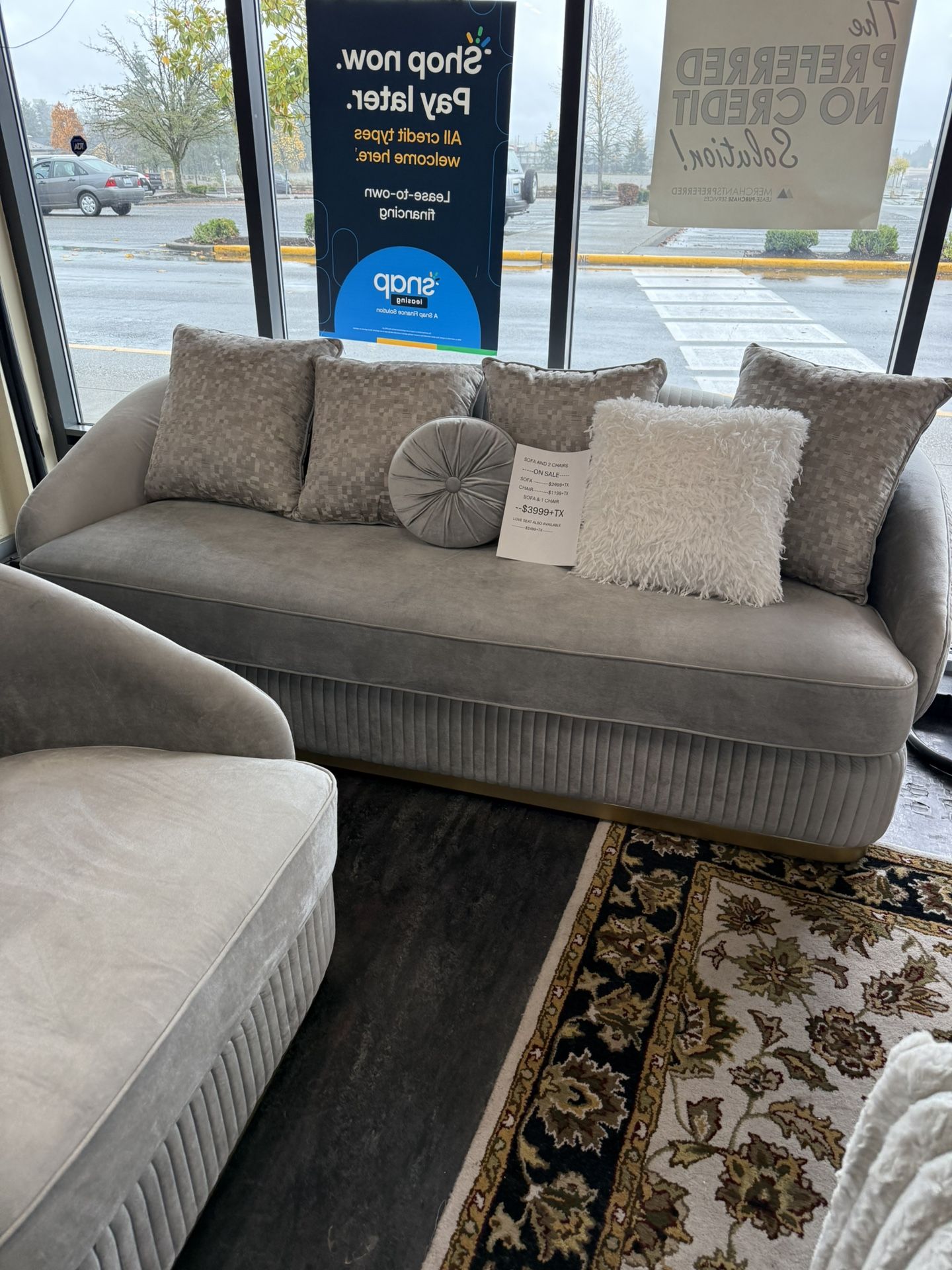 Sofa & 1 Chair On Sale