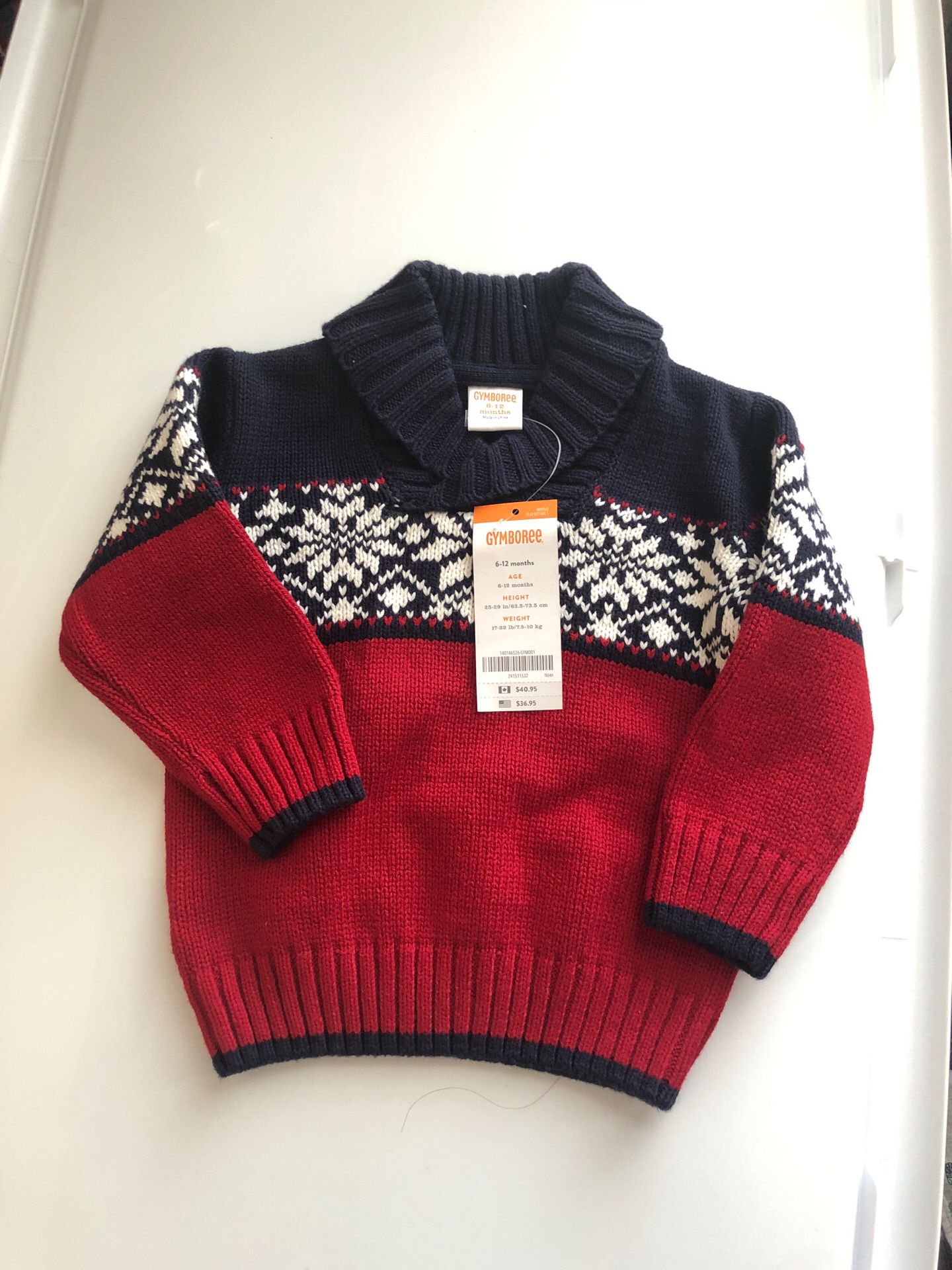 Gymboree baby sweater Size 6-12M
