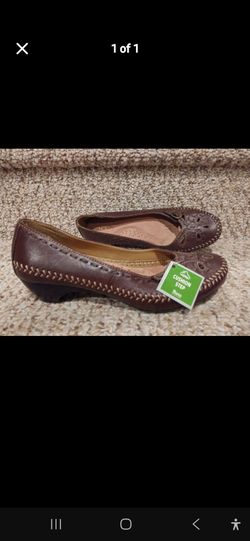 New Women's Size 6.5 Bass Shoes LEATHER [Retail $89] Cushion Step Arch Support