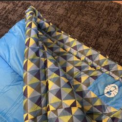 Coleman Comfort Sleeping Bag Zip Up  Camping Outdoor