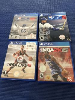 PS4 Video Games Great Condition $5 each