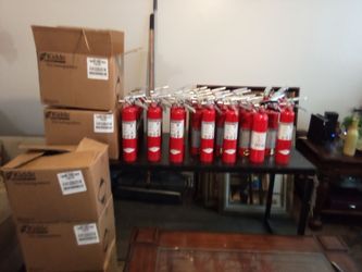 Fire extinguishers