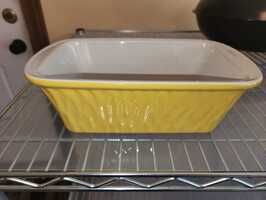 KOOV Yellow Ceramic Loaf Pan