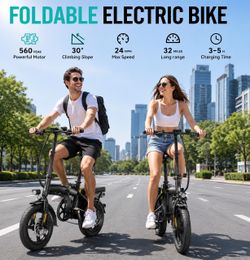 ⚡ HOT SALE – Furider 14” Foldable Electric Bike  🚴 Perfect for commuting, shopping, campus, and everyday riding.  Features  * ⚡ 560W Brushless Motor 