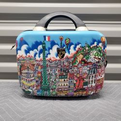HEYS FAZZINO Carnivale Paris France Travel Makeup Case Bag, Hard Shell