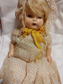 Vintage composition doll