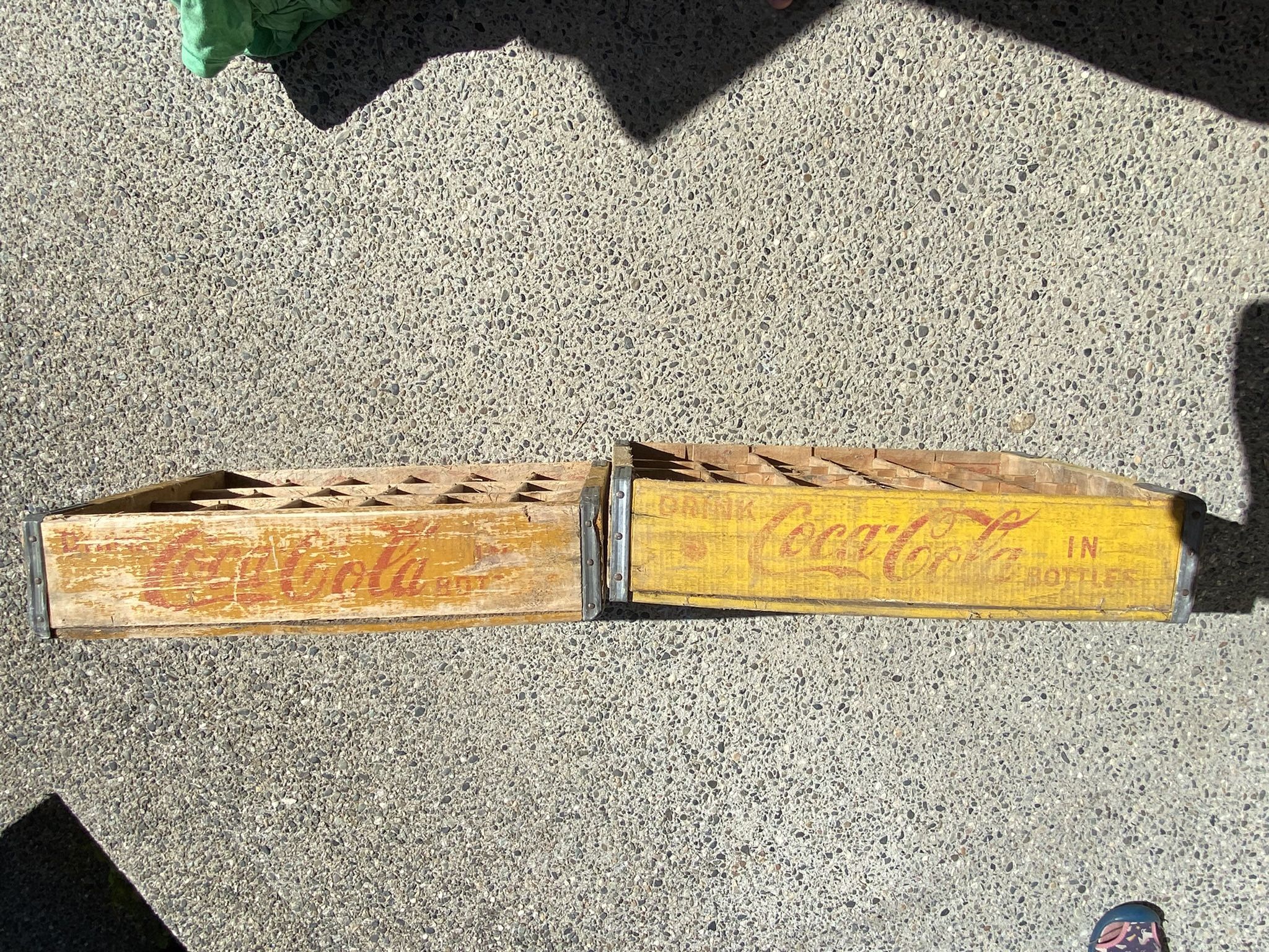 Coca-Cola Wood Bottle Crates