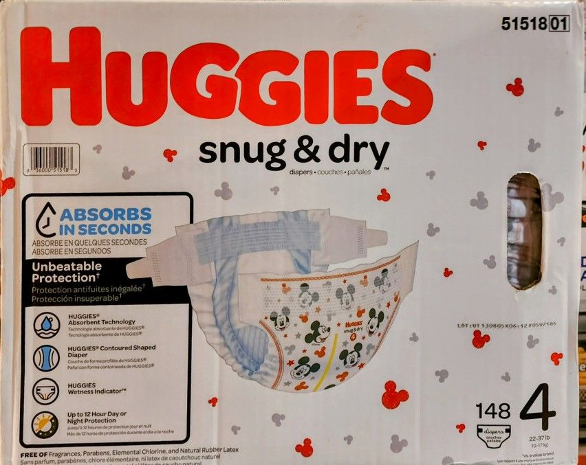 Huggies Snug And Dry Size 4