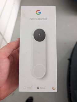 Google Nest Doorbell (Battery) - Snow