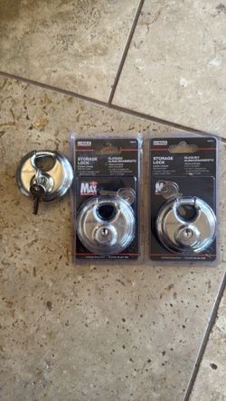 Set of 3 U-Haul storage locks