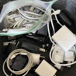 LOT OF IPHONE CHARGERS