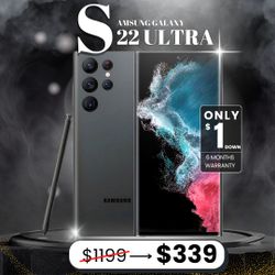 📱 Samsung Galaxy S22 Ultra – ¡Desde Solo $339 o $1 de Entrada! Ahorra Hasta un 75% 🔥