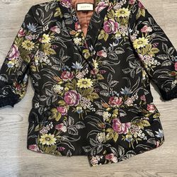 Gucci Women’s vintage floral coat(half sleeve)