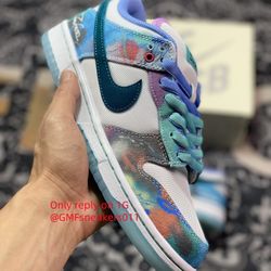 Futura Laboratories x Dunk Low SB 'Bleached Aqua' Sample