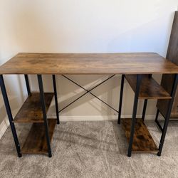 Rustic Brown Computer Desk