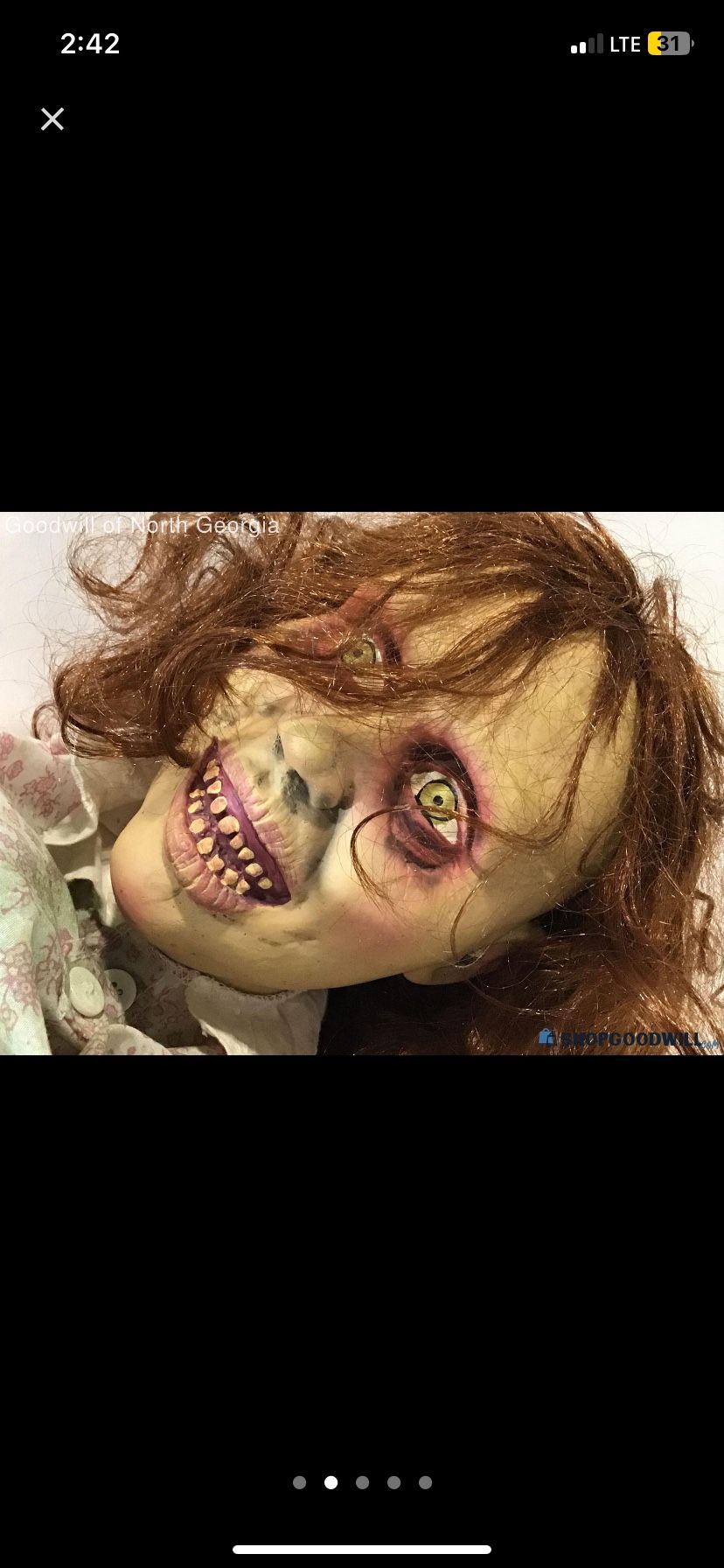 Paranormal Doll For Sale(EXHORCIST)