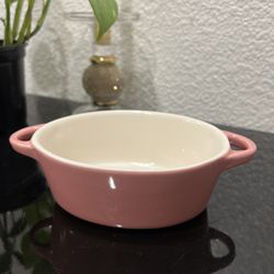 Ceramic Rose Pink Pot ( NEW) Butter Dish