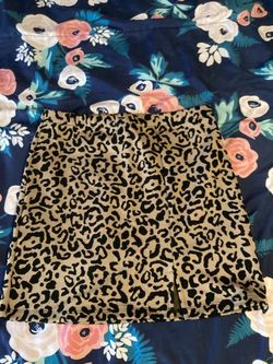 Cheetah Print Skirt