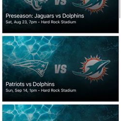 Dolphins Season Tickets