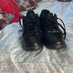 Black Air Force 1s Size 8