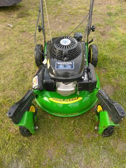 John Deere zero radius cast reaction js63c lawn mower with Honda