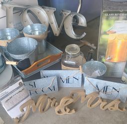 Rustic Galvanized Party Decor