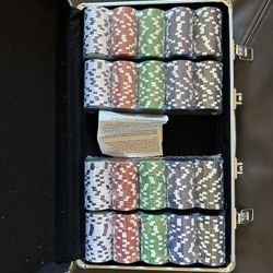 Professional Poker Chip Set with Case 