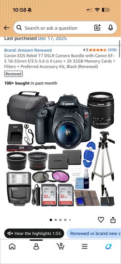 Canon EOS Rebel T7
