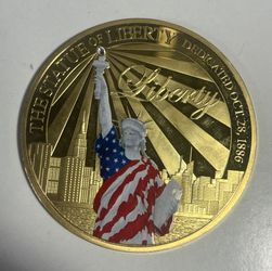 70mm Statue Of Liberty Commemorative Coin Medallion Token