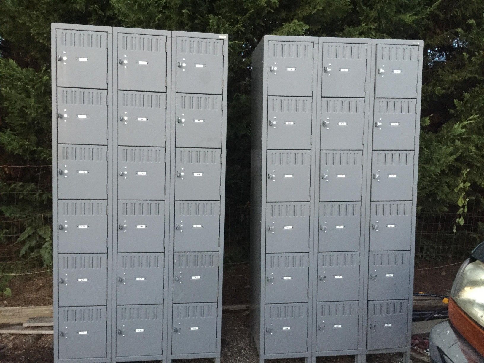 Uline Six Tier Lockers