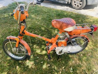 Honda Express Moped Orange