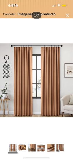 Set of 2 curtains 42x90 in