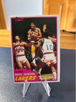 1981-82 Topps  # 21 Magic Johnson