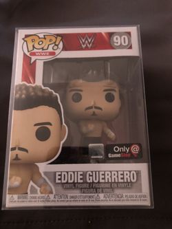 Funko Pop! WWE - Eddie Guerrero (GameStop) #90 Vinyl Figure - with Pop protector
